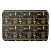 Egyptisch Hieroglyphs oog van het Horuspatroon Badmat (Voorkant)