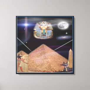 Egyptisch kunstcanvas canvas afdruk