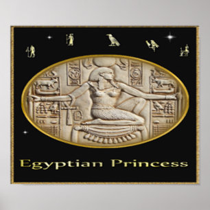 Egyptisch kunstposter poster