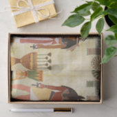  Egyptisch Man Woman Collage ontkoppeling Tissuepapier (Geschenk)