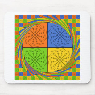 Egyptisch naadloos patroon van naadloze textielpro muismat