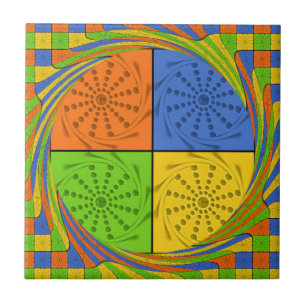 Egyptisch naadloos patroon van naadloze textielpro tegeltje