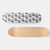 Egyptisch oog van Horus Hieroglyphic-patroon Skateboard (Horizontaal)