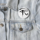 Egyptisch oog van Horus Ronde Button 5,7 Cm (In situ)