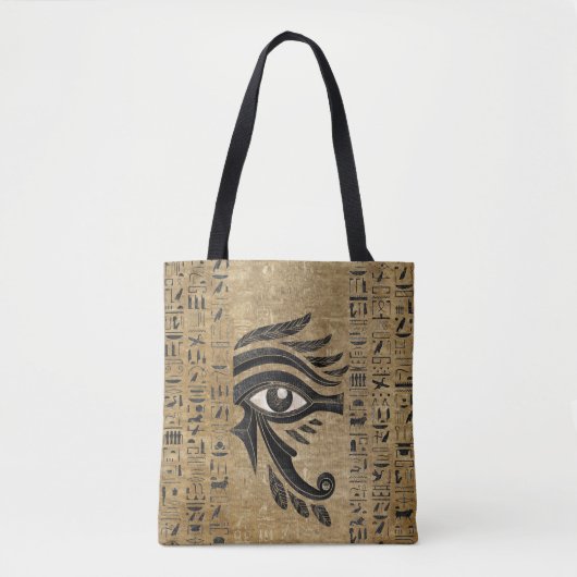 Egyptisch oog van Horus - Wadjet Draagtas (Voorkant)
