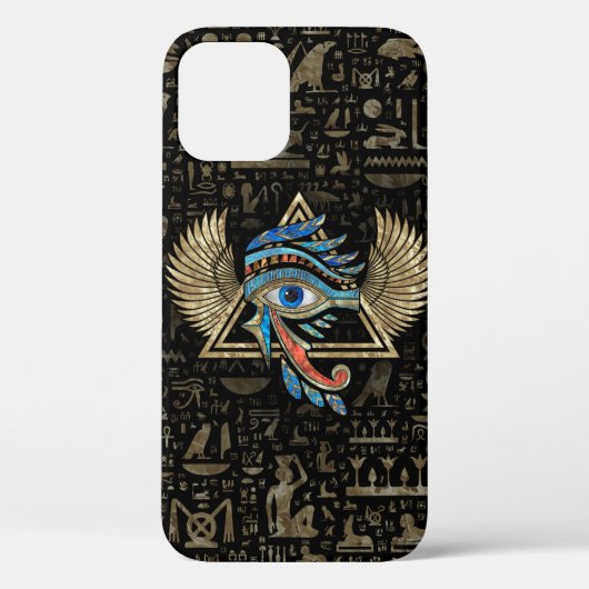 Egyptisch oog van paarden - Wadjet Ornament Case-Mate iPhone Case (Achterkant)