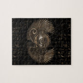 Egyptisch oog - Wadjet  Gold Legpuzzel (Horizontaal)