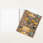 Egyptisch Oud Hiërogliefenpatroonsymbool Planner (Display)