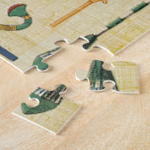 Egyptisch Papyrus Legpuzzel (Zijkant)