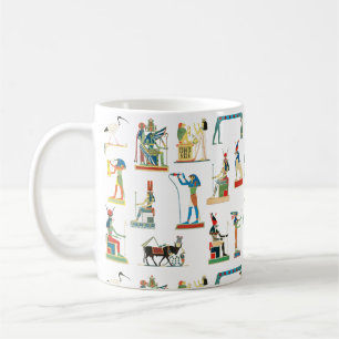 Egyptisch patroonpatroon in het oude Egypte Koffiemok