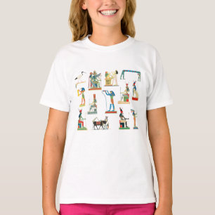  Egyptisch patroonpatroon in het oude Egypte T-shirt