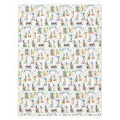 Egyptisch patroonpatroon in het oude Egypte Tafelkleed (Voorkant)