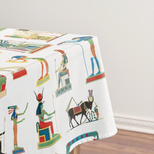 Egyptisch patroonpatroon in het oude Egypte Tafelkleed (Voorbeeld)