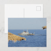Egyptisch patrouilleschip voor kustbescherming briefkaart (Voorkant / Achterkant)
