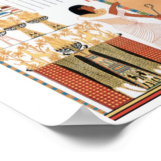Egyptisch Poster voor koninklijk ontwerp (Hoek)