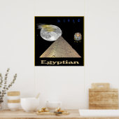 Egyptisch pyramides poster (Keuken)