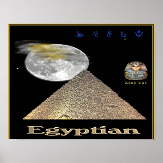 Egyptisch pyramides poster (Voorkant)