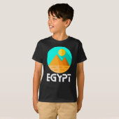 Egyptisch pyramides Shirt (Voorkant volledig)