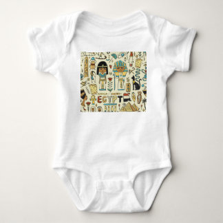 Egyptisch reisthema, naadloos ontwerppatroon. romper