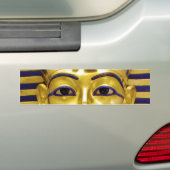 Egyptisch Royal Golden Mask Bumpersticker (Op auto)