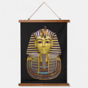 Egyptisch Royal Golden Mask Hangend Wandkleed