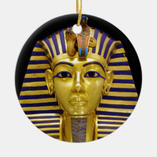Egyptisch Royal Golden Mask Keramisch Ornament