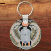 Egyptisch Scarab Design Sleutelhanger (Achterkant)