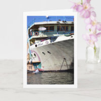 Egyptisch schip op de rivier de Nijl, Luxor