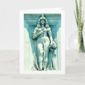 Egyptisch standbeeld in het museum van Caïro Kaart (Voorkant)