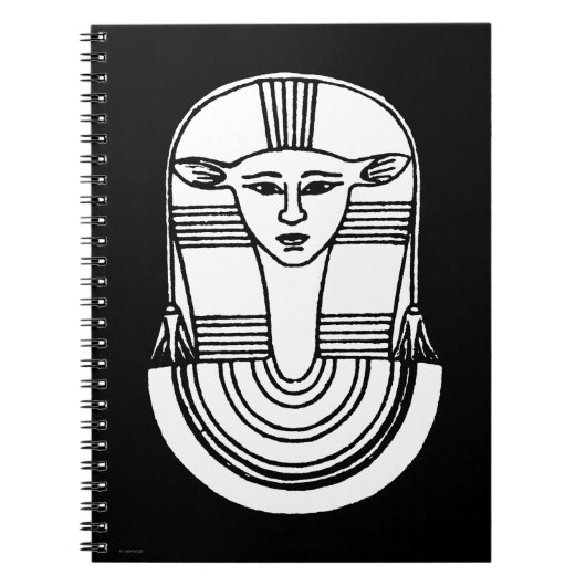 Egyptisch symbool: Hathor Notitieboek (Voorkant)