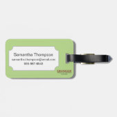 Egyptisch symbool: Wedjat Bagagelabel (Achterkant horizontaal)