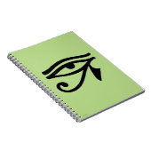 Egyptisch symbool: Wedjat Notitieboek (Rechterzijde)