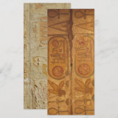 Egyptisch systeem voor het schrijven van hiëroglie (Voorkant / Achterkant)