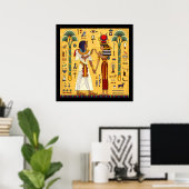 Egyptisch Thema Graphic Art Poster (Thuiskantoor)