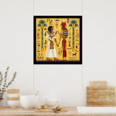 Egyptisch Thema Graphic Art Poster (Keuken)