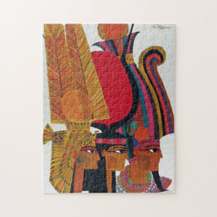 Egyptisch  toerisme in de luchtvaartantenne legpuzzel