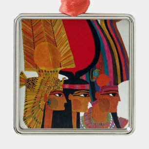 Egyptisch toerisme in de luchtvaartantenne metalen ornament