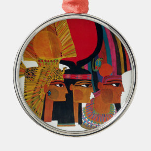 Egyptisch toerisme in de luchtvaartantenne metalen ornament