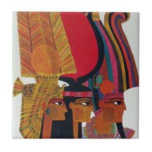 Egyptisch  toerisme in de luchtvaartantenne tegeltje