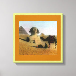 Egyptisch verzegeld Canvas Afdruk