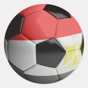 Egyptisch Voetbal Ronde Sticker