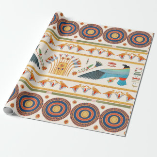 Egyptisch vogelnaadloos patroon Cadeaupapier