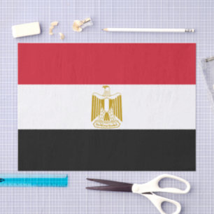 Egyptisch zakdoekje, Egyptische Vlag tissue papier