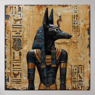 Egyptische Anubis Poster