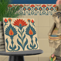 Egyptische Art Deco grens