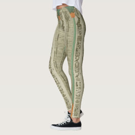 Egyptische Art Print Leggings