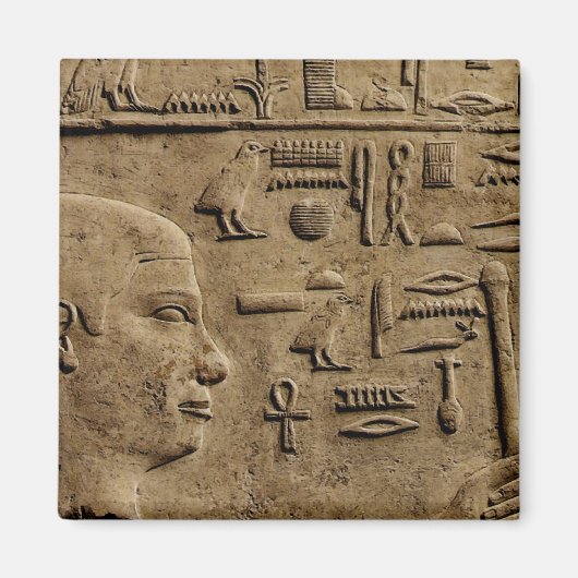 EGYPTISCHE artikelen voor reliëf Magneet (Voorkant)