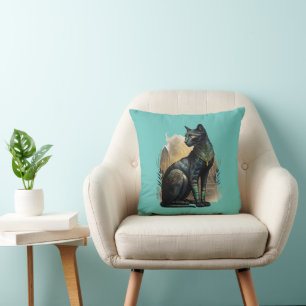 Egyptische Bastet Kat Godin van Bescherming Kussen