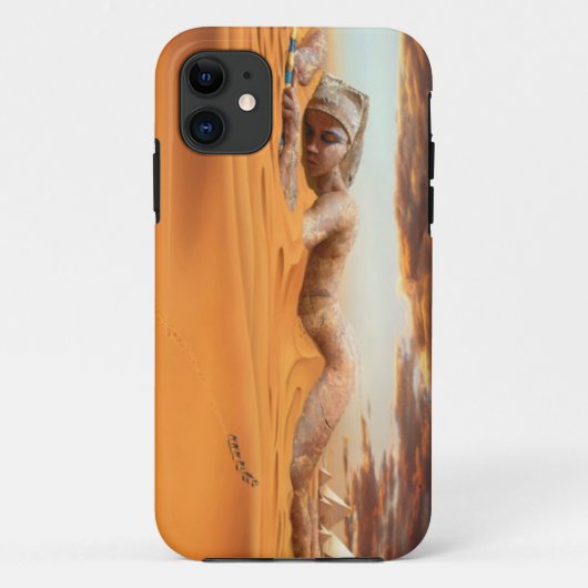 Egyptische beeldenkunst Case-Mate iPhone case (Achterkant)