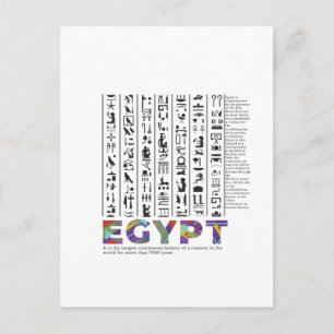 Egyptische beschaving briefkaart